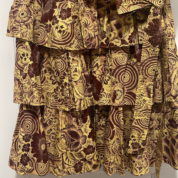 Ulla Johnson Honoria Tiered Printed Poplin Mini Dress - Picture 5 of 8